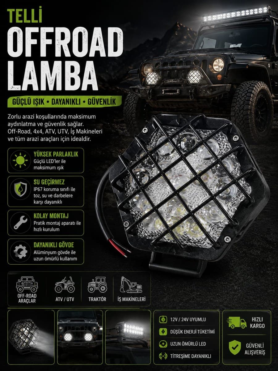 Telli Offroad LED Lamba