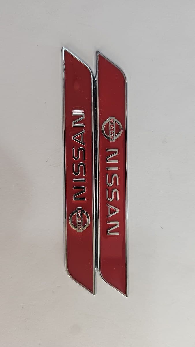 Nissan Kapı Eşiği Sticker (Kırmızı, 2'li)