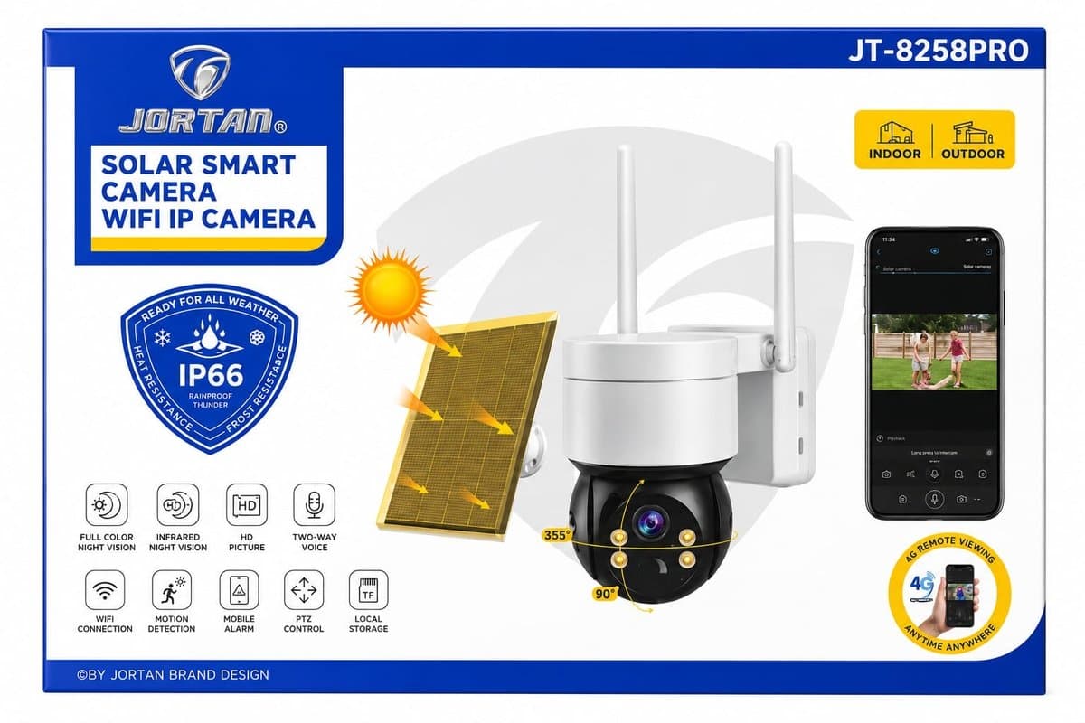 Jortan JT-8258PRO Solar Akıllı Kamera