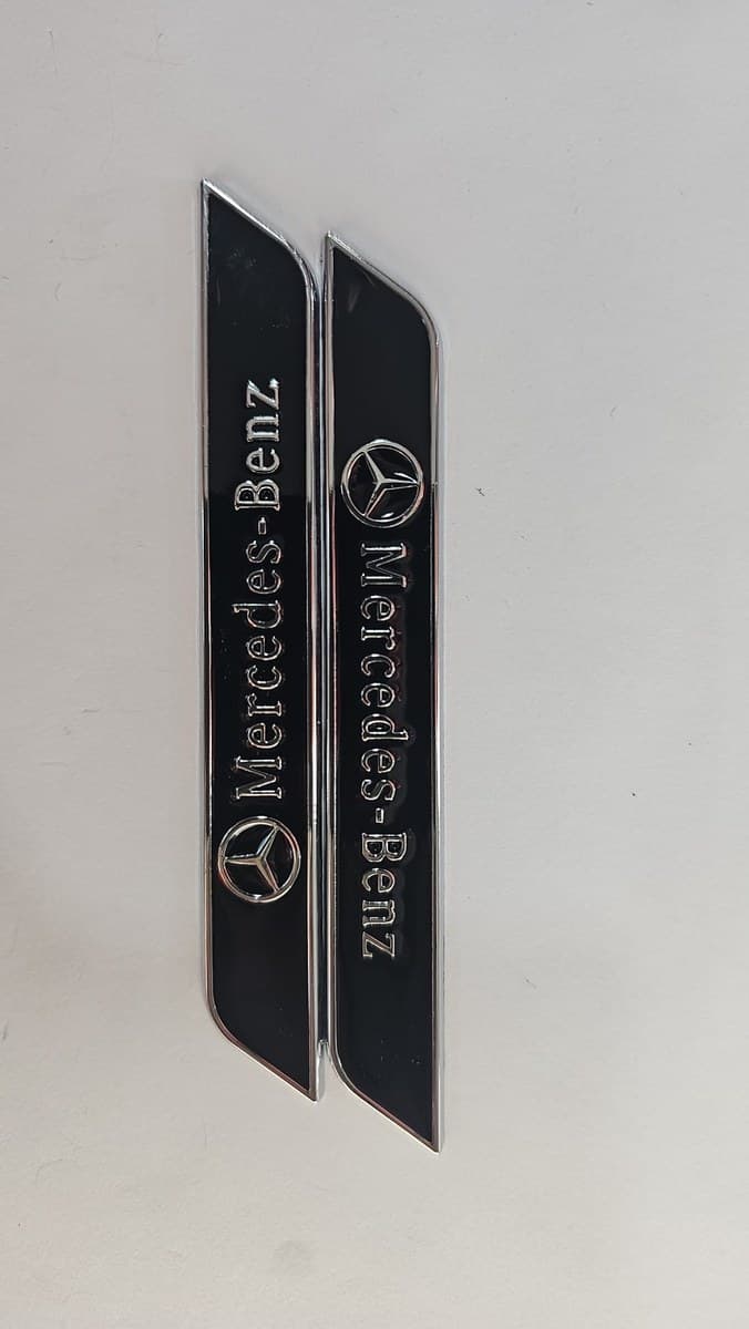Mercedes-Benz Kapı Eşiği Sticker (Siyah, 2'li)