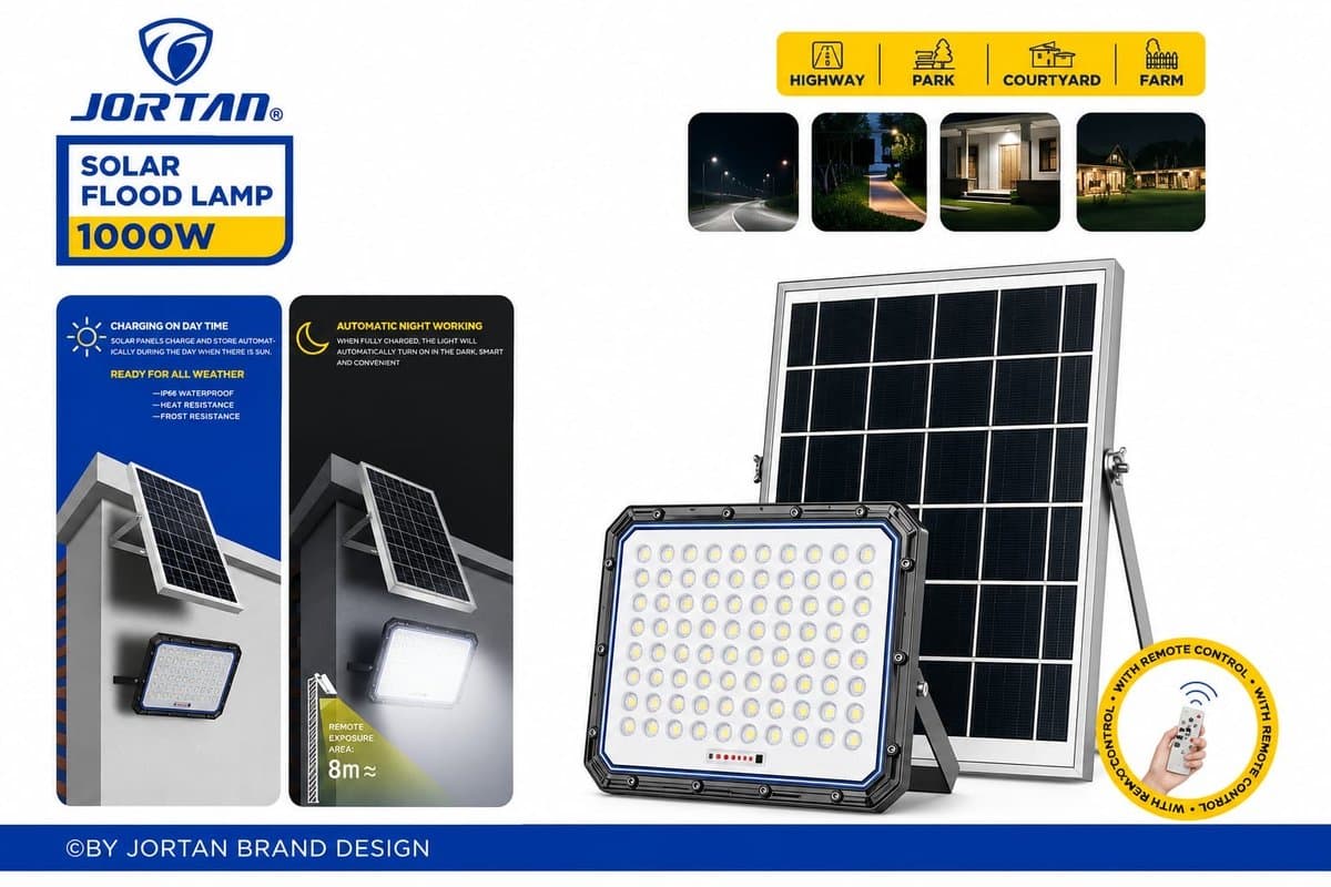 Jortan Solar Projektör 1000W