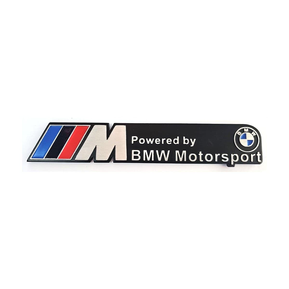 BMW M Powered by BMW Motorsport Yazı Logo (Siyah)