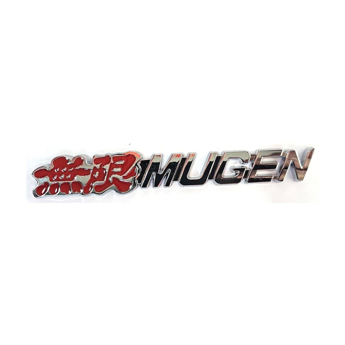 Mugen Yazı Logo (Kırmızı-Krom)