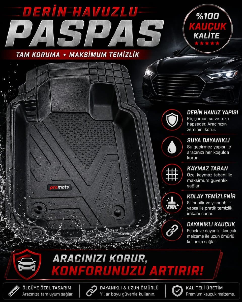 Derin Havuzlu Paspas