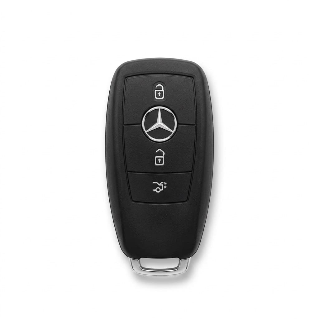 Mercedes-Benz Silikon Anahtar Kılıfı (3 Tuşlu)