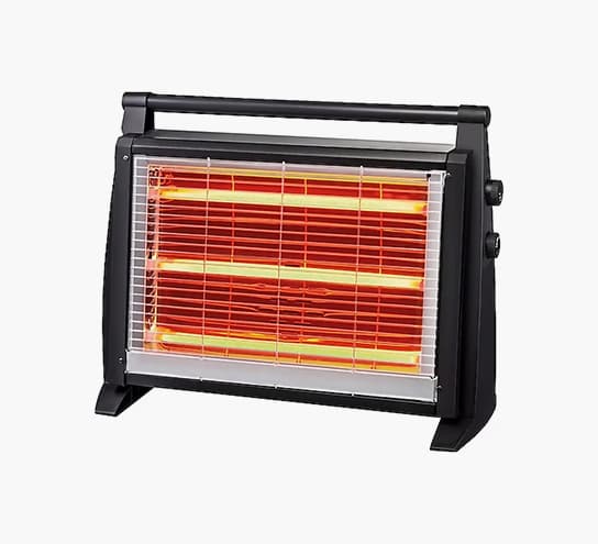 Kumtel Luxell LX-2831 Quartz Buharlı Isıtıcı 1800 W Siyah