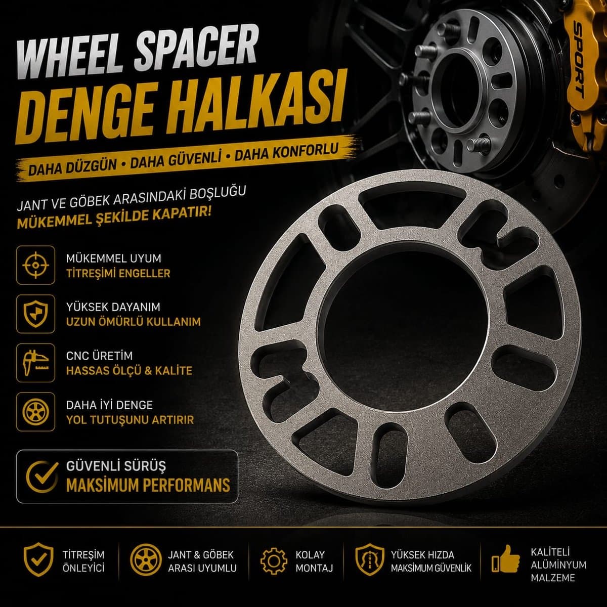 Jant Flanşı - Wheel Spacer